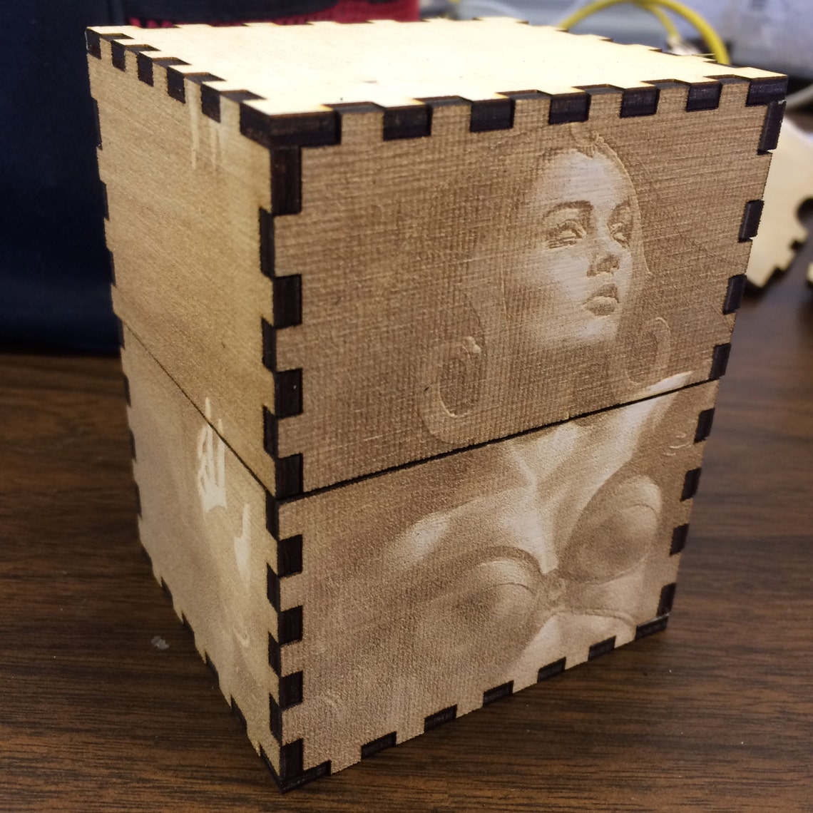 60card deck box with removable sideboard divider Etsy