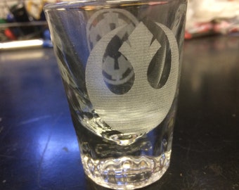 Laser Etched 2 oz. Shot Glass