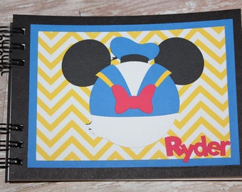 Personalized Disney Autograph Book Inspired by Donald Duck