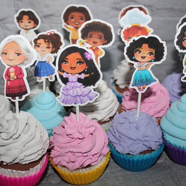 Disney's Encanto Themed Cupcake Toppers