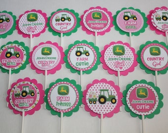 Farm Girl/Country Girl Cupcake Toppers