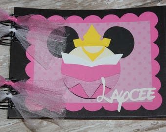 Personalized Disney Autograph Book Inspired by Sleeping Beauty Aurora