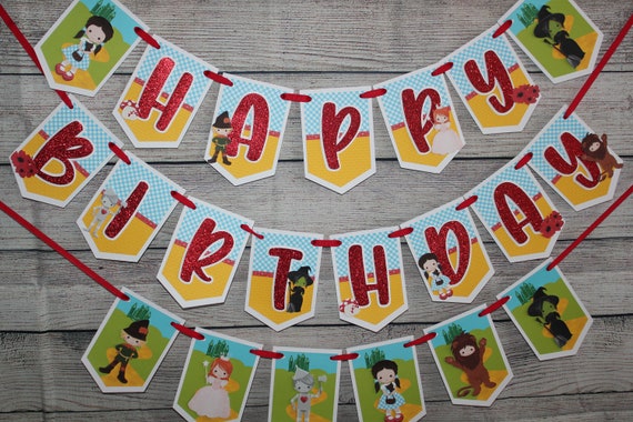 Wicked Wizard Happy Birthday Banner – 15 Panels + 2 End Pieces – Wizard-Themed Party Decorations - View #5