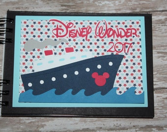 Personalized Disney Cruise Autograph Book-Choose your cruise ship:Dream, Fantasy, Wonder or Magic