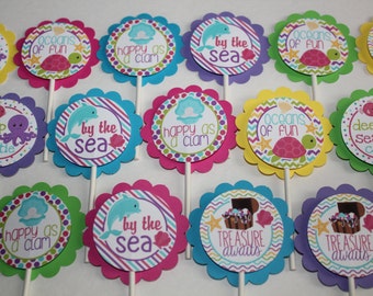 Under the Sea Cupcake Toppers