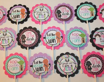 Star Wars Inspired Cupcake Toppers