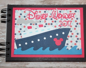 Personalized Disney Cruise Autograph Book-Choose your cruise ship:Dream, Fantasy, Magic or Wonder