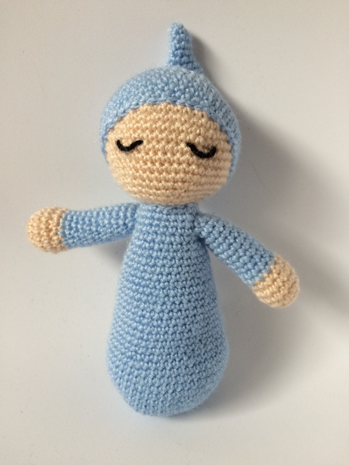 Crochet sleepy doll sales