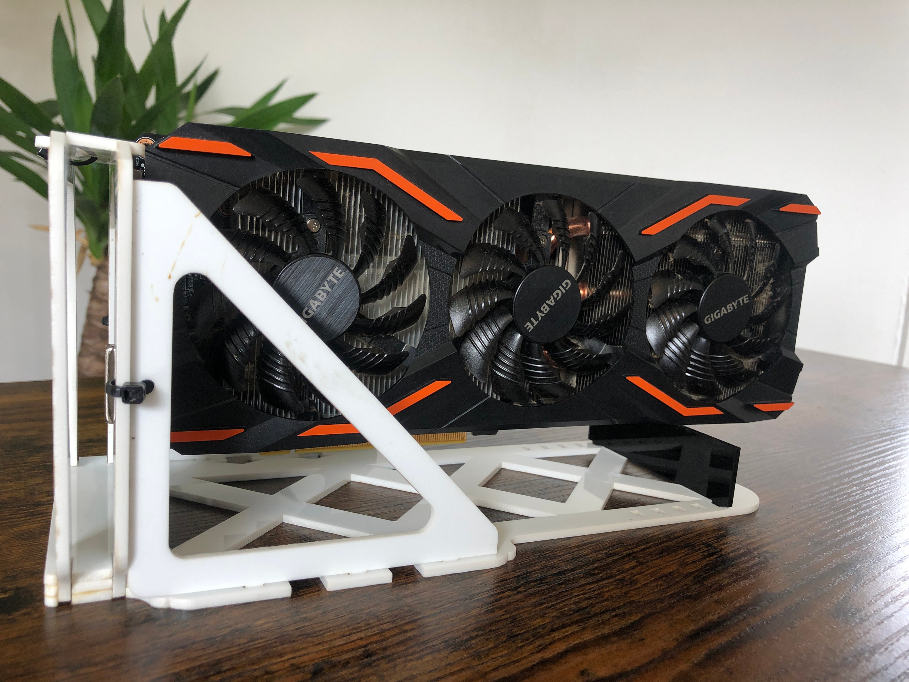 WHITE External GPU Graphics Card Stand Mining Rig Stand Etsy