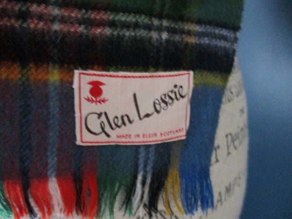 Vintage Glen Lossie Elgin Scotland Red Green Blue… - image 6