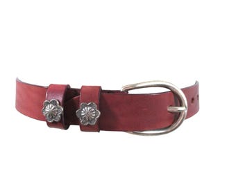 Brighton Belt, Brown Smooth Leather With Silver Buckle and  display picture 1