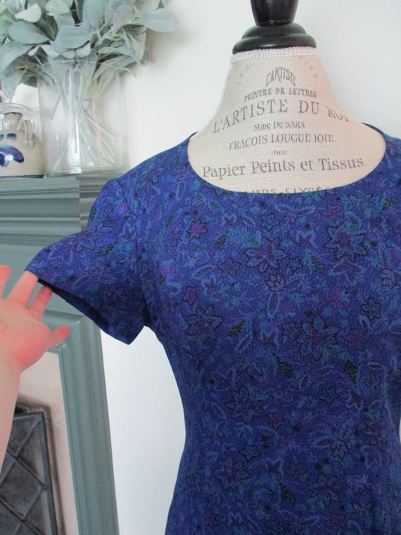 80’s Gorgeous Geometric Silky Dress by Liz Claiborne