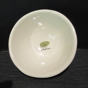 Vintage Crate & Barrel Olive Bowl: French Picholine Green Olive Design