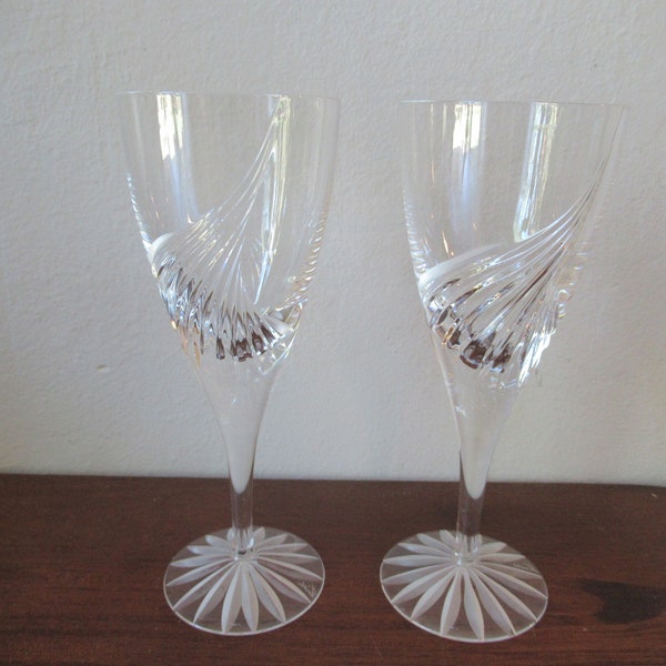 Atlantis Crystal Glasses Etsy