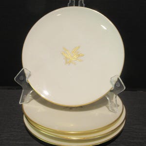 Lenox Wheat Gold Bread Plates (Set of 4) - USA Made