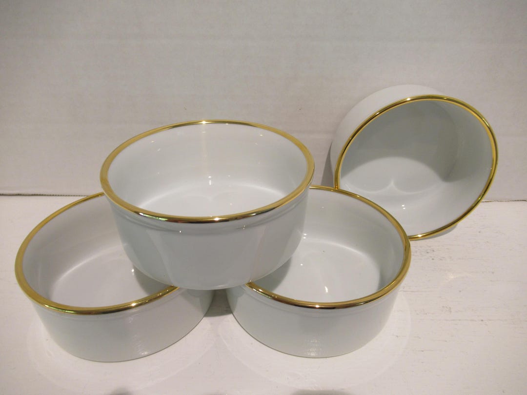 Gold Rim Ramekin Vintage Williams Sonoma Ramekins Gold Rim Set of 4 Japan - Etsy