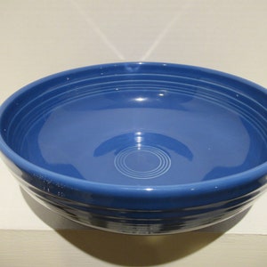 Fiesta Lapis Blue Bistro Bowl: Homer Laughlin HLC USA, 9&quot; Serving Bowl