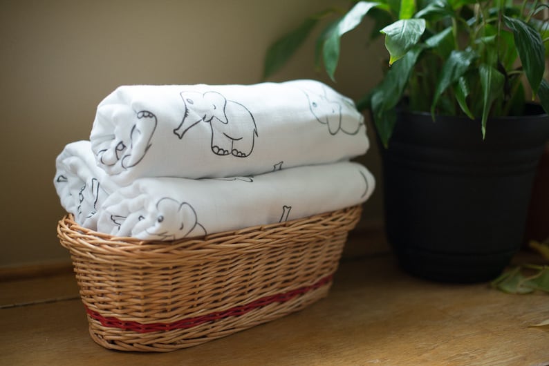 Muslin blanket 4 layers Etsy