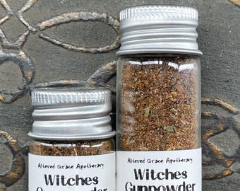 Witch's Gunpowder Spell Enhancer – Ritual Amplifier for Protection, Manifestation