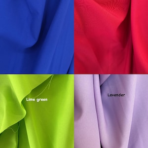 Poly Poplin 100% Polyester, Non-Stretch, Tablecloths, Backdrops, Overlays, Curtains, chair covers, Sells/price by the Yard image 6
