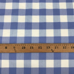1 Gingham Buffalo Check Poly Cotton Fabric, 60 Wide, Non-stretch, Sells ...