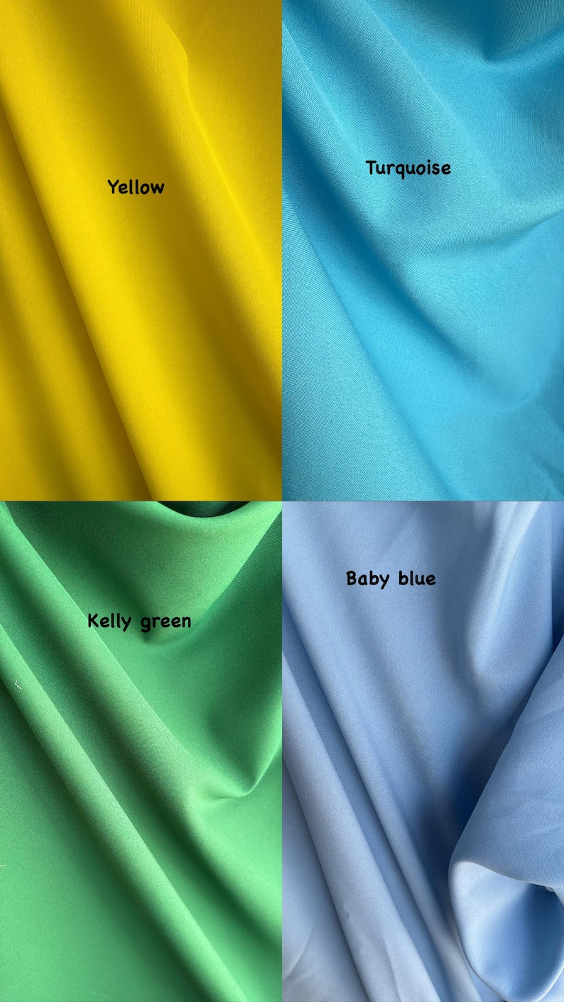 Poly Poplin 100% Polyester, Non-Stretch, Tablecloths, Backdrops, Overlays, Curtains, chair covers, Sells/price by the Yard image 4