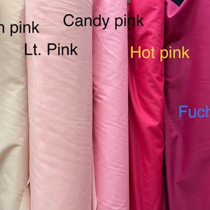 Broadcloth Poly Cotton Fabric, 59/60&quot; Wide, Non-stretch, Sells by the Yard, Many Colors Available.