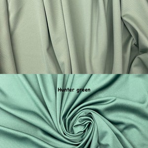 2-Way Stretch Scuba Polyester Fabric, 60" Wide, Sells by the Yard Only, Many Colors Available