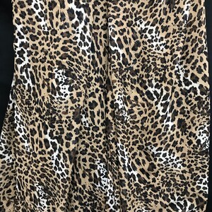 Cheetah Print Sheer Chiffon Fabric 60 Wide Non - Etsy