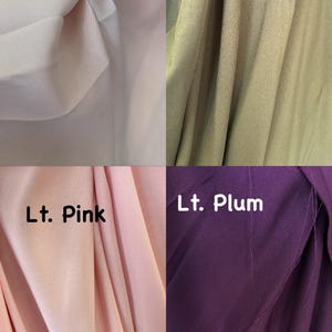 Poly Poplin 100% Polyester, Non-Stretch, Tablecloths, Backdrops, Overlays, Curtains, chair covers, Sells/price by the Yard image 3