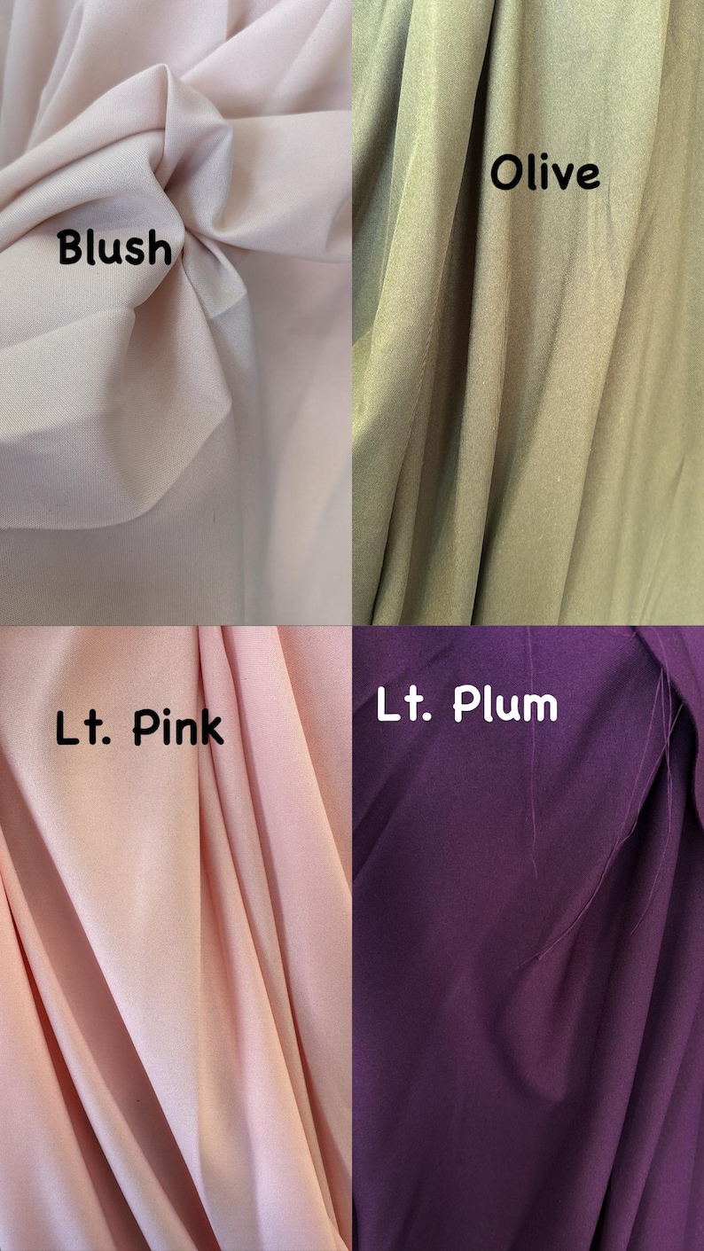 Poly Poplin 100% Polyester, Non-Stretch, Tablecloths, Backdrops, Overlays, Curtains, chair covers, Sells/price by the Yard image 3
