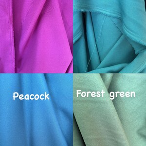 Poly Poplin 100% Polyester, Non-Stretch, Tablecloths, Backdrops, Overlays, Curtains, chair covers, Sells/price by the Yard image 8