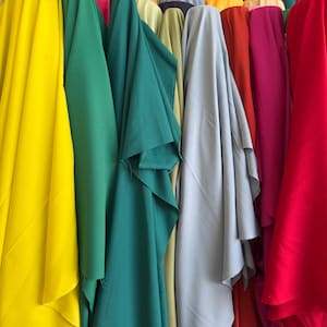 Poly Poplin 100% Polyester, Non-Stretch, Tablecloths, Backdrops, Overlays, Curtains, chair covers, Sells/price by the Yard