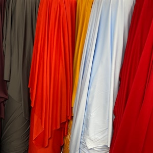 2 way stretch lining fabric, 100% polyester, 60&quot; wide, sells by the yard