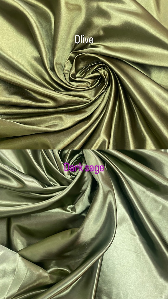 Glossy Soft Satin Formal Dress Fabric by the Yard - OneYard