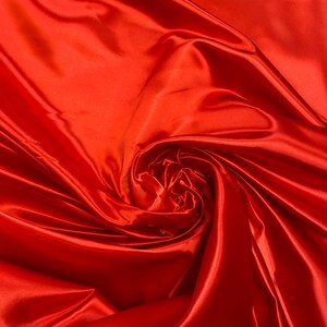 Bridal Thick Shiny Satin Fabric, 60 Wide, Sells by the Yard, Non ...
