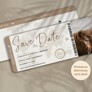 Save the Date Ideas for Destination Weddings