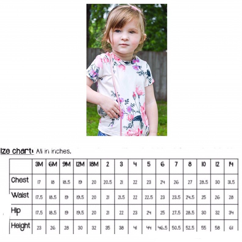 floral top toddler floral tee pink floral top newborn-toddler toddler floral top Floral tunic floral tee toddler tunic summer top