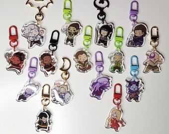 Baldur&#39;s Gate 3 Companion 1&quot; Acrylic Keychains