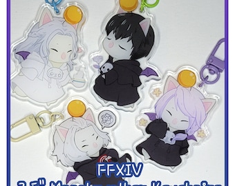 FFXIV MogWalker Ancients 2.5&quot; Keychains!