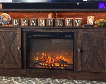 Reclaimed Wood Letter Blocks. Choice of any letter. Home Decor. Create your own word. Laser Cut letters. 3 block minimum. Free Shipping