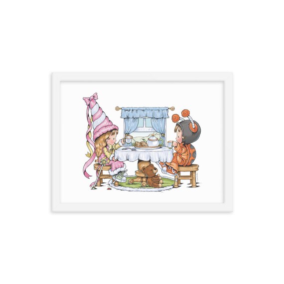 The Tea Party - Framed Art Print