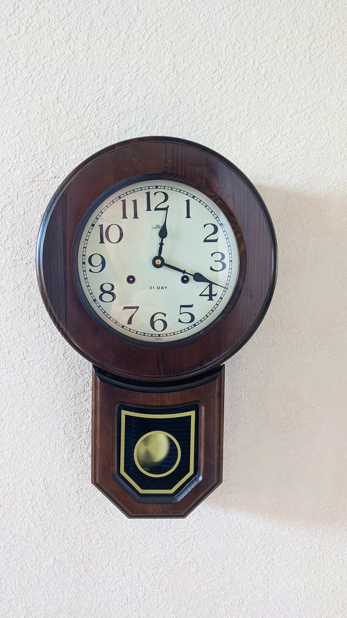 Vintage Daekor 31Day Schoolhouse Regulator Chiming Pendulum Etsy