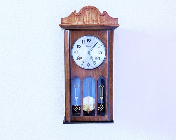 Vintage / Antique Centurion 35-day Chiming Pendulum Wall Clock - Parlor ...