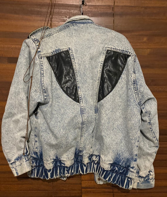 Love You Again Denim Jacket Light Blue Acid Wash