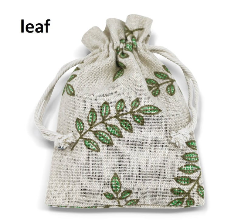 8 Cm X 10 Cm Cotton Linen Gift Bags / Drawstring Small Etsy UK