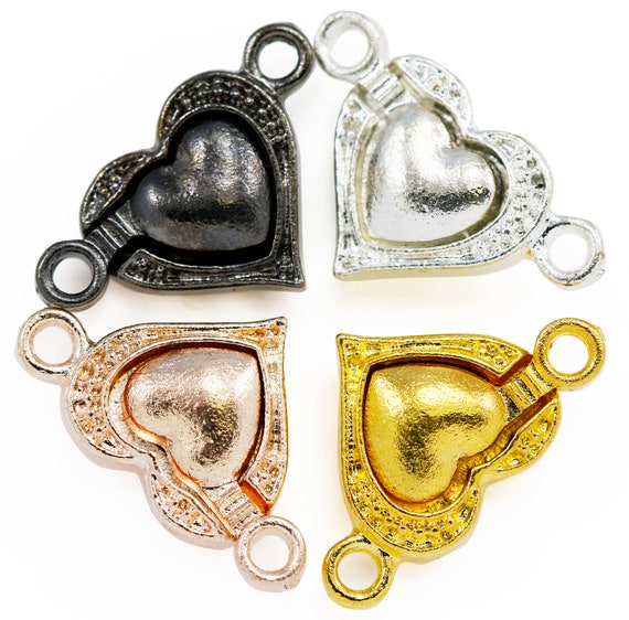 5X MAGNETIC CLASPS VERY STRONG SILVER or GOLD PLATED Jewelry Necklace FindingsFE 