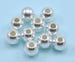 925 Sterling Silver Round Seamless Spacer Beads 2 mm , 3 mm , 4 mm , 5 mm , and 6 mm 