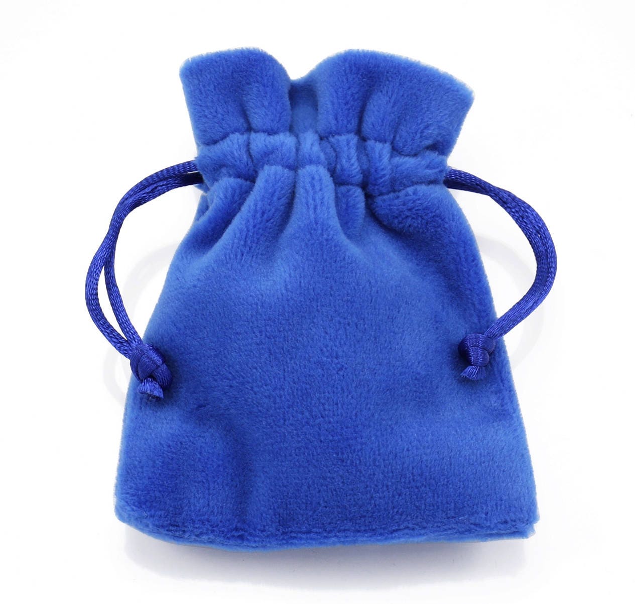 Blue velvet pouch hotsell