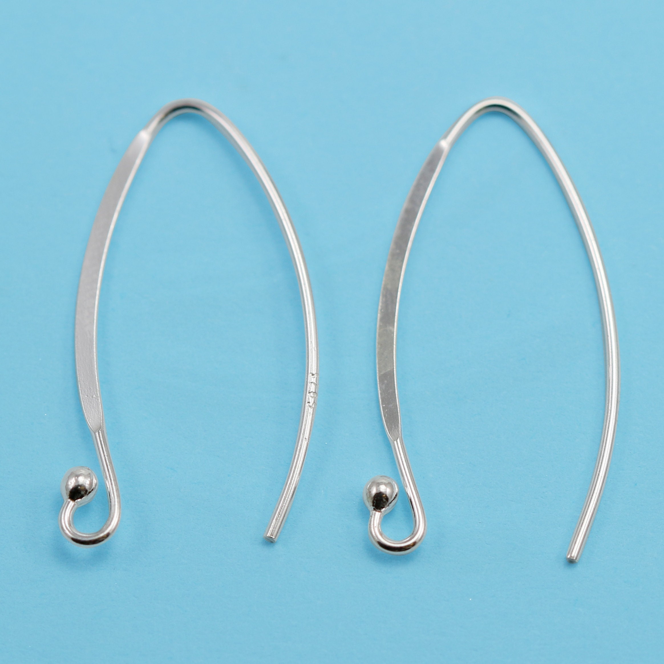 Jewelry Findings 925 Solid Sterling Silver 2.5-5.5mm Crimp Cover Bead -  China Earwires French Hook and Earrings Accessories price